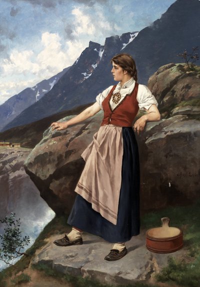 Norvegese:  Donna al punto di vista Donna al punto di vista da Axel Ender
