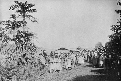 Festa in una Colonia, 1895 da Axel Frick