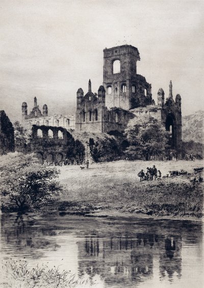 Abbazia di Kirkstall da Sud-Est da Axel Haig