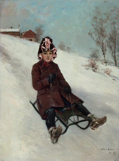 Giro in slitta da Axel Hjalmar Ender