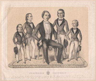 Gruppo La famiglia di artisti Cottrely da Axel Jakob Salmson