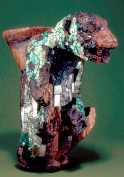 Frammento di serpente alato da Aztec