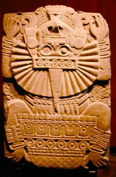 Dio dei corpi celesti da Aztec