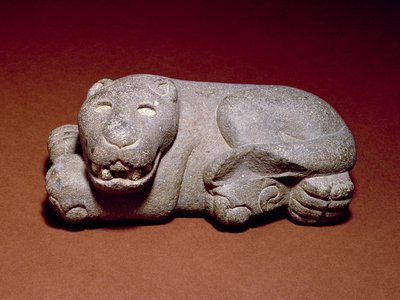 Giaguaro reclinato, 1440-1521 da Aztec