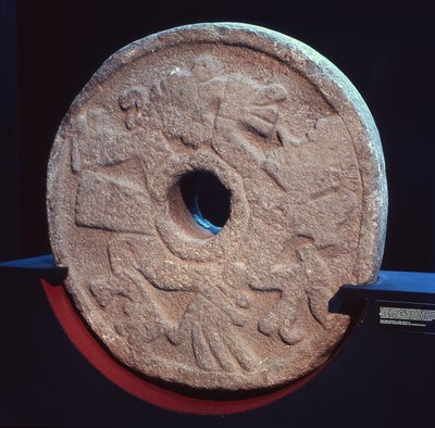 Pietra usata nel gioco della pelota da Aztec