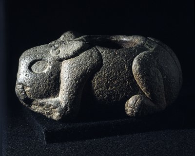 Arte azteca: Ometochtli, dio coniglio capo dell