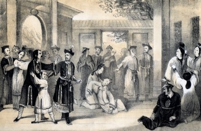 Il popolo cinese venduto come schiavo dai Tartari, dopo la loro conquista da parte di Zinguis-Khan da B Clayton