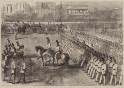 La rassegna dei volontari a Hyde Park, i volontari che sfilano davanti a Sua Maestà da B. Clayton