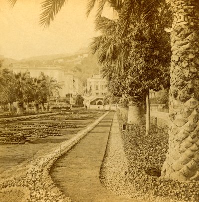 Monte Carlo, vista dal Casinò, 1897 da B. W. Kilburn