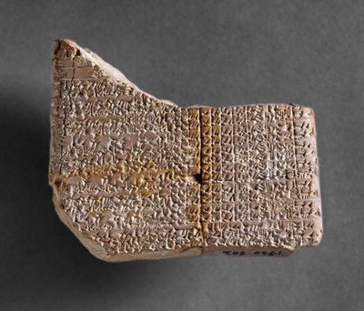 Tavoletta astronomica da Kish, che registra le levate e i tramonti di Venere dai primi 6 anni del regno del re di Babilonia, VII secolo da Babylonian
