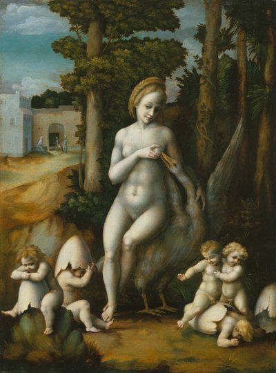Leda e il cigno da Bacchiacca