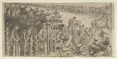 Dante perso nel bosco: fuga e incontro con Virgilio, Canto I da Baccio Baldini