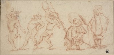 Figure di carnevale da Baccio del Bianco
