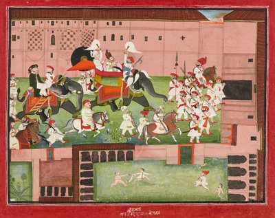 M. Balwant Singh con il Colonnello Borthwick da Baijnath
