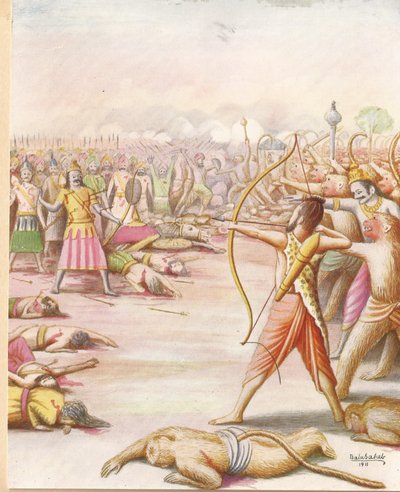 Uccisione di Indrajit da Balasaheb Pandit Pant Pratinidhi