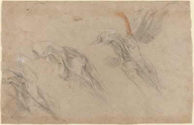 Studi di Drappeggio [recto] da Baldassare Franceschini