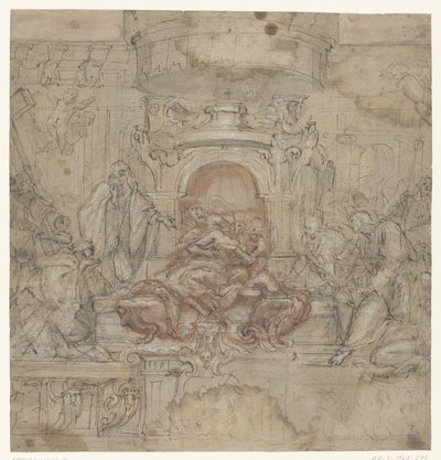 Progetto per un altare scenografico di Pasqua da Baldassare Franceschini