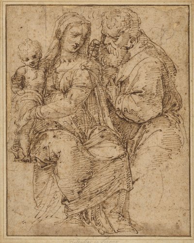 La Sacra Famiglia da Baldassare Peruzzi