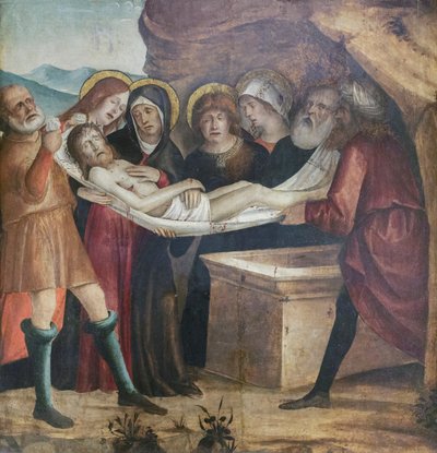 Deposizione di Cristo nel sepolcro da Baldassare di Matteo Carrari