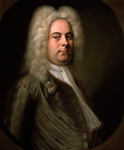 George Frideric Handel, compositore tedesco da Balthasar Denner