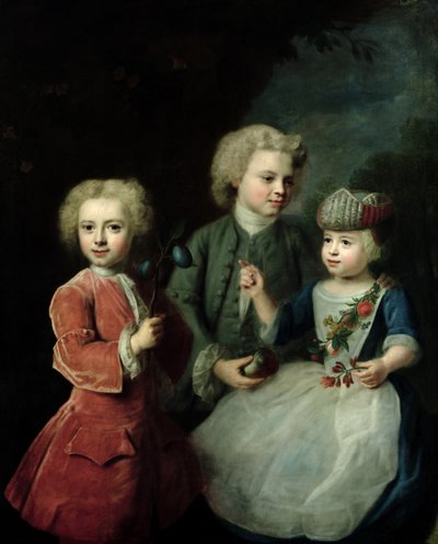 I figli del consigliere Barthold Heinrich Brockes (1680-1747) da Balthasar Denner