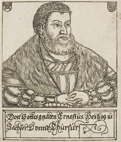 Ernesto, da Duchi ed Elettori di Sassonia da Balthasar Jenichen