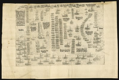 La battaglia di Lepanto del 7 ottobre 1571, 1571 da Balthasar Jenichen