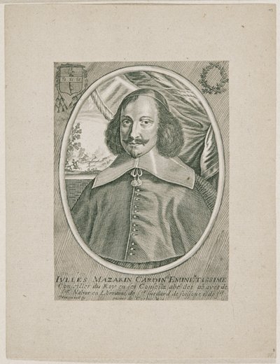 Cardinale Jules Mazarin da Balthasar Moncornet