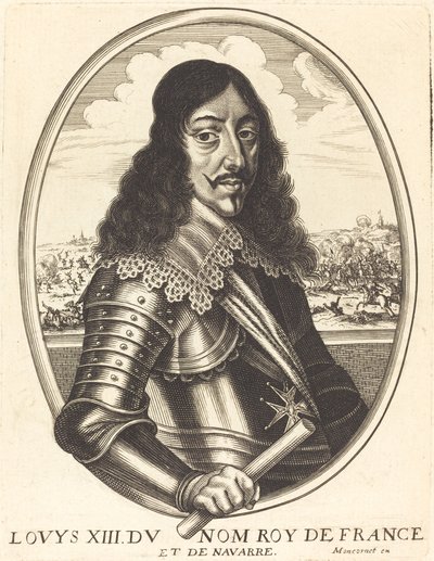 Luigi XIII, re di Francia da Balthasar Moncornet