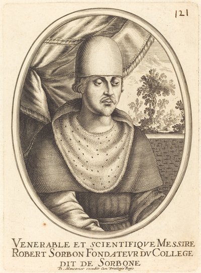 Roberto di Sorbona da Balthasar Moncornet