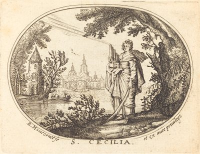 Santa Cecilia in un paesaggio da Balthasar Moncornet
