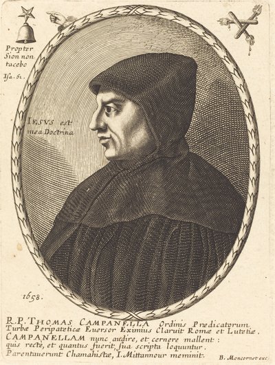 Tommaso Campanella da Balthasar Moncornet