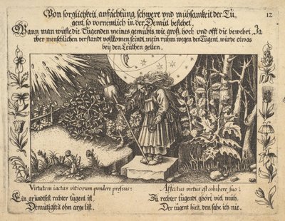 Von sorglichkeit ansächtung, schwere und mühsamkeit der Tugent, so vornemlich in der Demut... da Balthasar Schwan