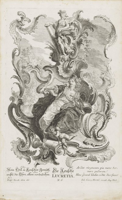 La casta Lucrezia da Balthasar Sigmund Setletzky