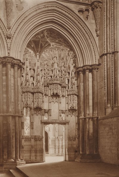 Cappella del Vescovo Alcock dal Reho-Choir, Cattedrale di Ely da Balthasar van der Ast
