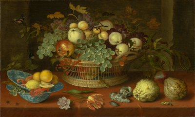 Natura morta con cesto di frutta, 1622 da Balthasar van der Ast