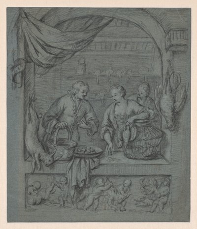 Il venditore di uccelli da Balthasar van der Ast