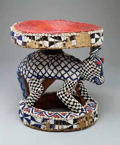 Trono africano da Bamileke Culture Bamileke Culture