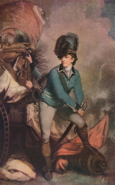 Generale Sir Banastre Tarleton, 1° baronetto, 1782. Soldato e politico britannico, 1919 da Banastre Tarleton