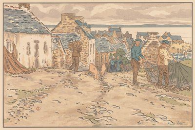 La bella campagna in Bretagna: Strada a Tréboul da Banavari 1