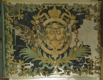 Bandiera di San Giorgio del Reggimento di Fanteria, 1762 da Banners and Standards Flags