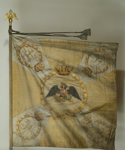 Bandiera di San Giorgio del reggimento di fanteria al tempo di Nicola I, 1830-1840 da Banners and Standards Flags