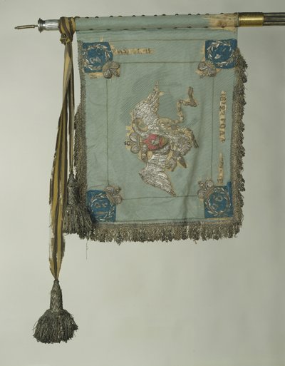 Lo Stendardo di San Giorgio del Reggimento Corazzieri della Sua Maestà, c. 1830 da Banners and Standards Flags