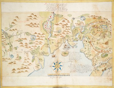 Baie di Donegal e Sligo, Irlanda, c.1600 da Baptista Boazio