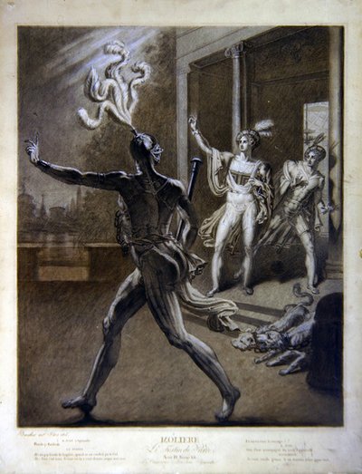 Don Giovanni e il Commendatore, illustrazione dall