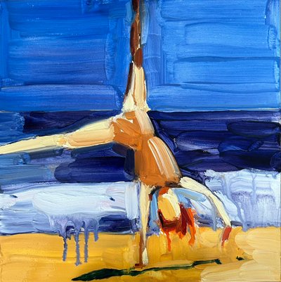 senza titolo, 06/03/2024 ( olio su tavola di gesso primerizzata) da Barbara Hoogeweegen