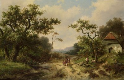 Paesaggio di campagna, XIX secolo da Barend Cornelis Koekkoek