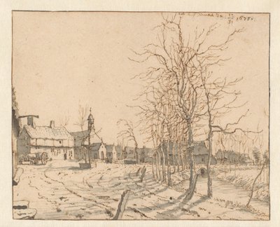 Veduta di Gemert, Noord-Brabant da Barend Klotz (attributed to)