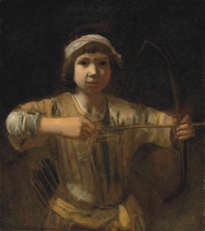 Ismaele con arco e frecce da Barent Fabritius