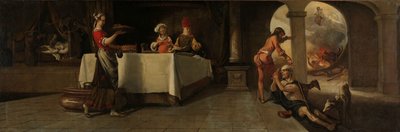 Lazzaro e il ricco da Barent Fabritius